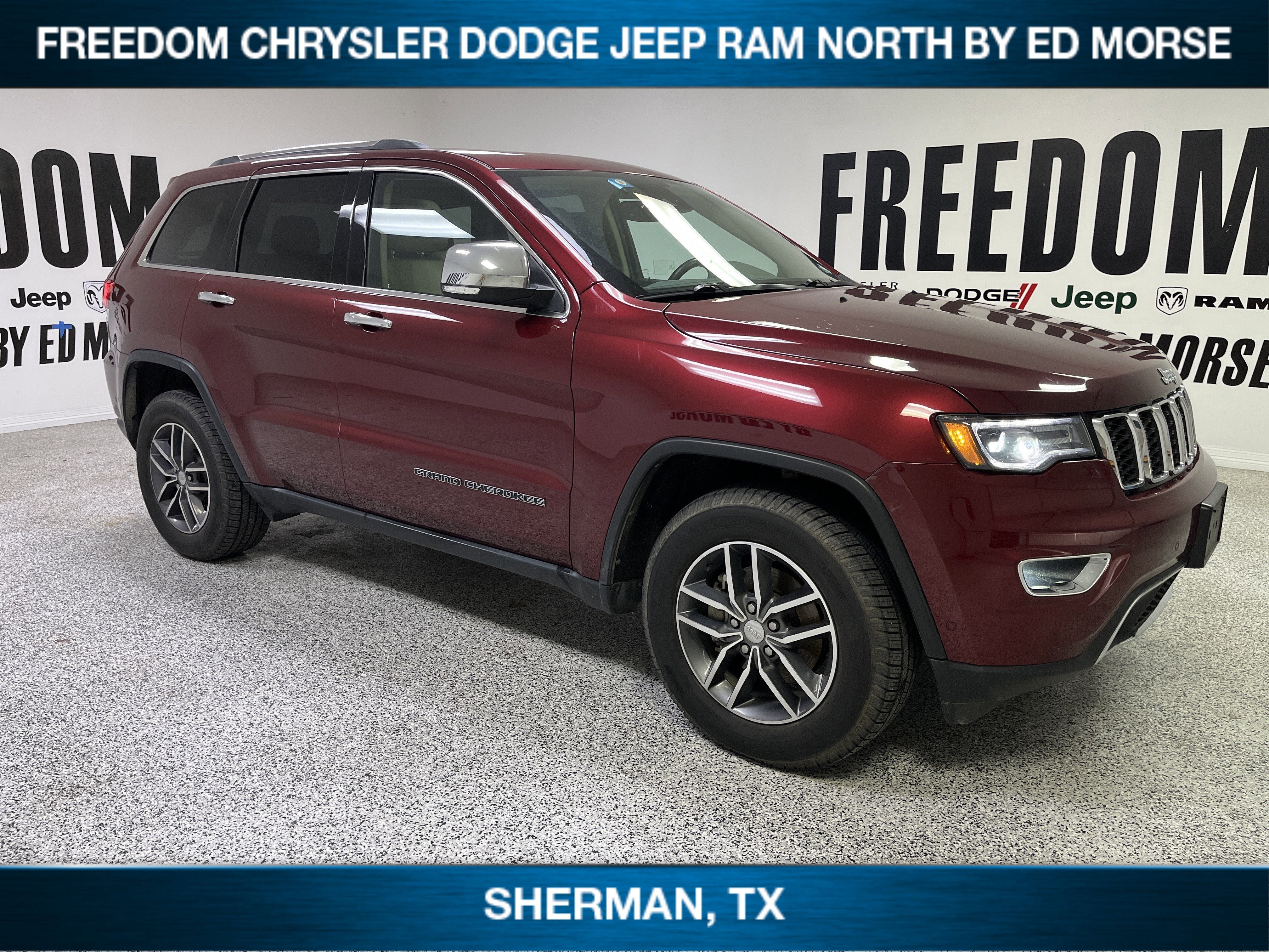 Used 2018 Jeep Grand Cherokee Limited with VIN 1C4RJFBG2JC299251 for sale in Whitesboro, TX